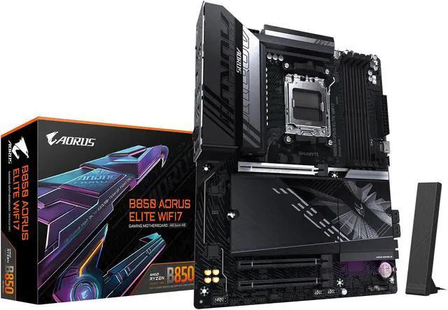 Gigabyte B850 Aorus Elite WiFi7 AMD AM5 ATX Motherboard product photo