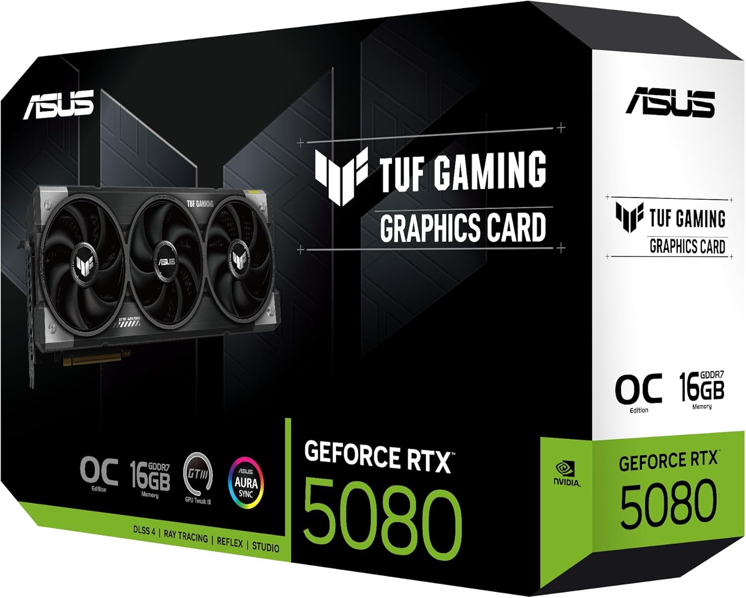 ASUS TUF Gaming GeForce RTX 5080 16GB GDDR7 OC Edition product photo