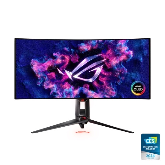 ASUS ROG Swift OLED PG34WCDM 34-Inch Curved Gaming Monitor product photo