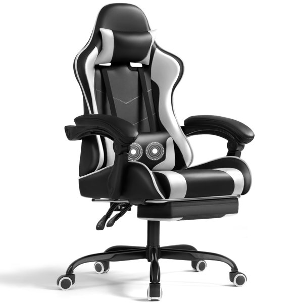 BestMassage Gaming Chair with Footrest product photo