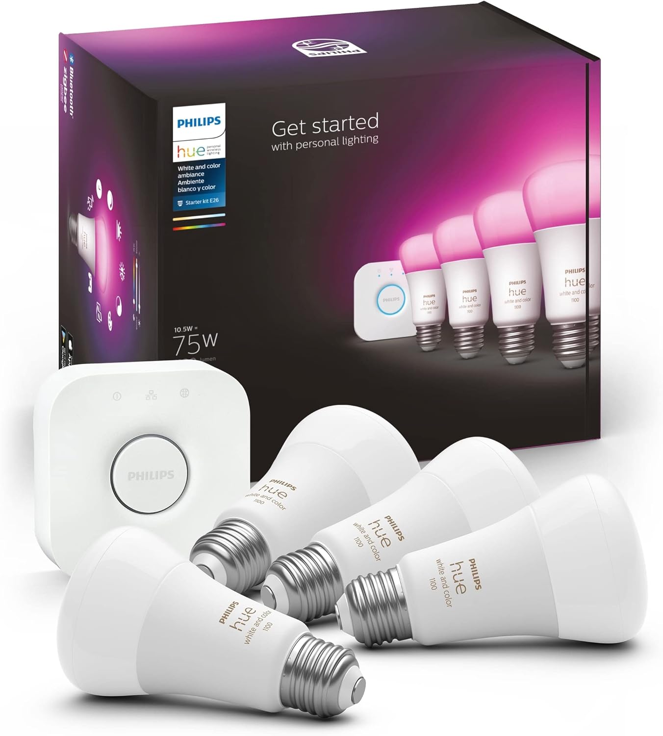 Philips Hue White and Color Ambiance Starter Kit product photo