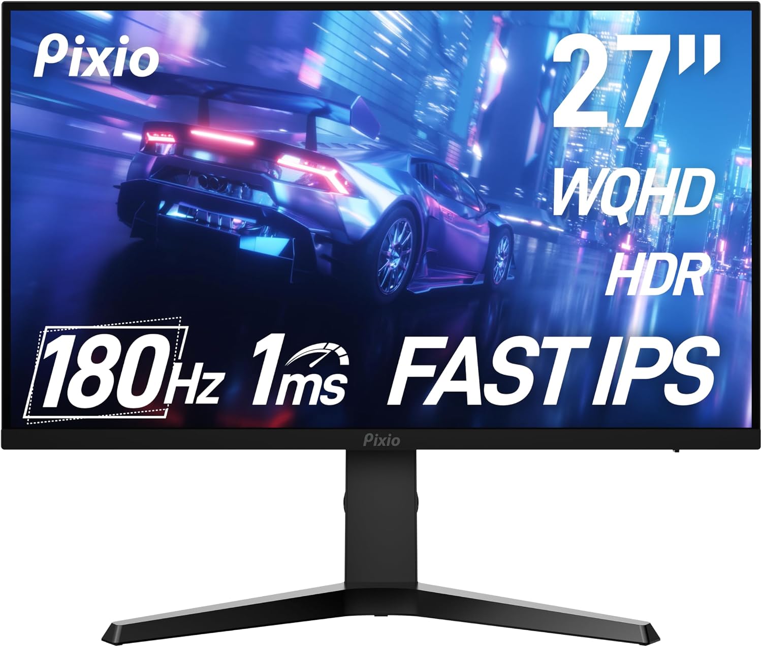 Pixio PX277 Prime Neo 27-inch 180Hz QHD 1440p Gaming Monitor product photo