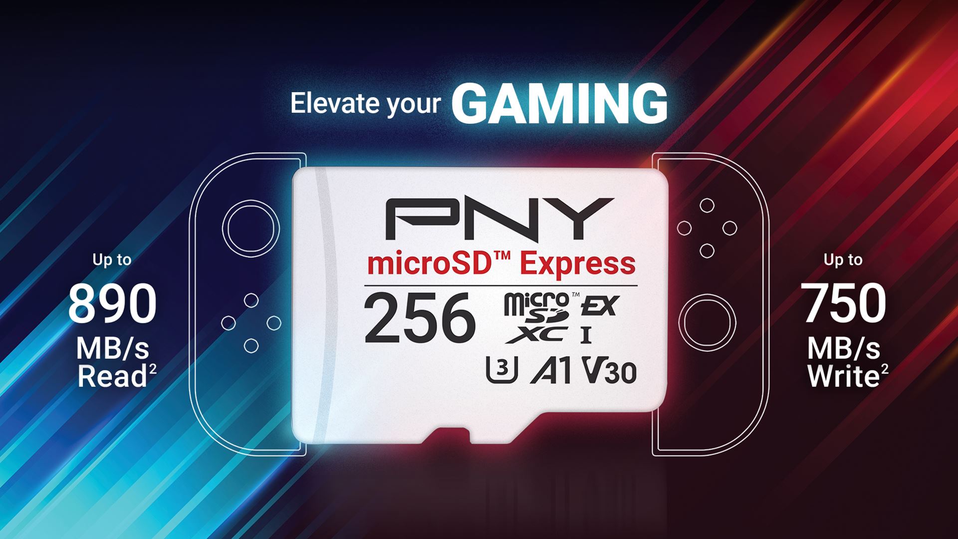 PNY microSD Express 256GB for Nintendo Switch 2 product photo