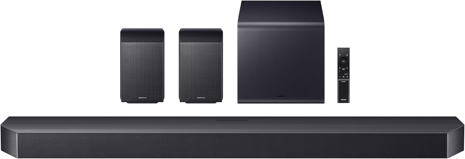 Samsung HW-Q990F 11.1.4ch Soundbar with Rear Speakers and Subwoofer (2025) product photo