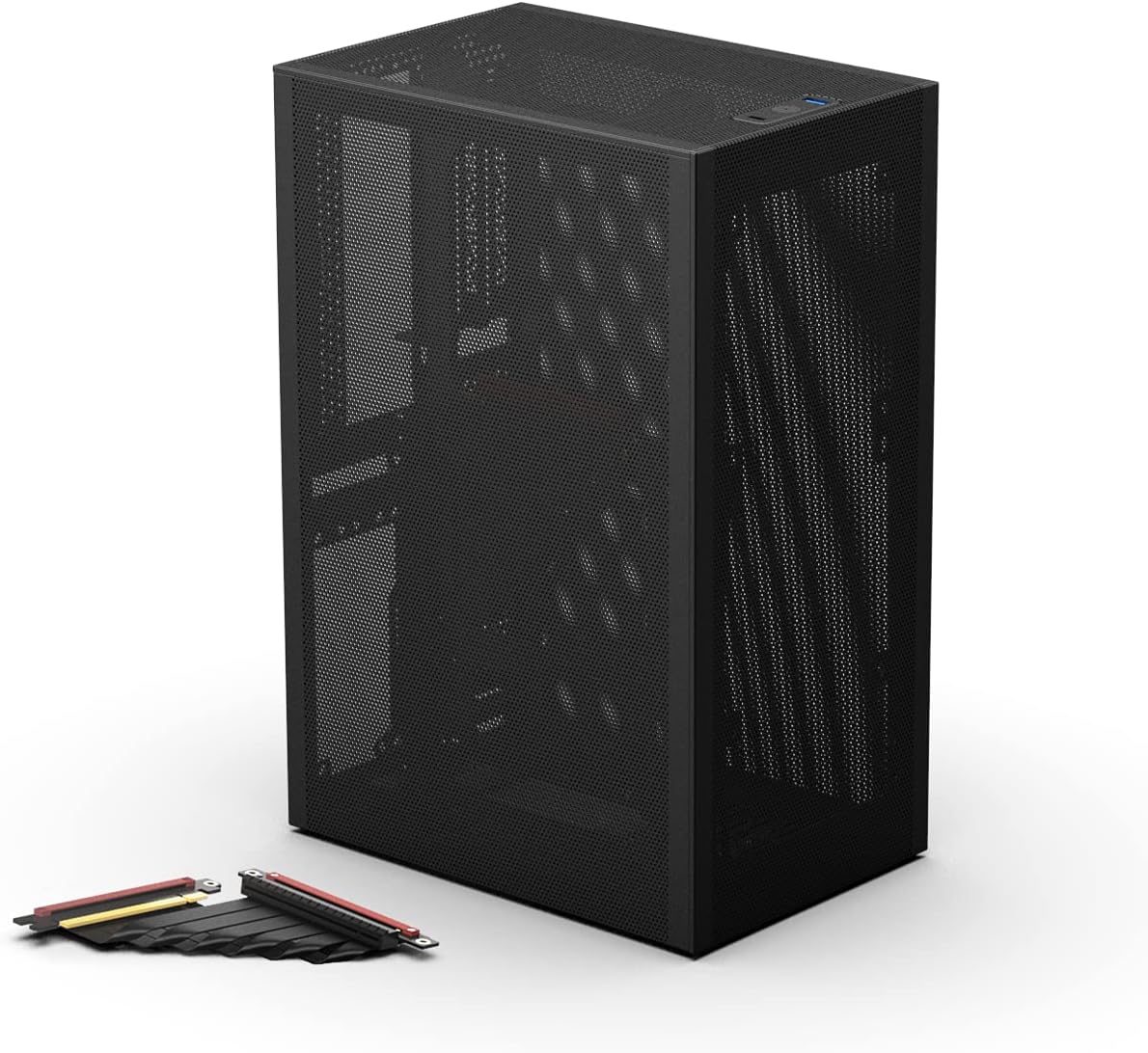 SSUPD Meshlicious Mini-ITX SFF Case (PCIe 4.0, Black) product photo